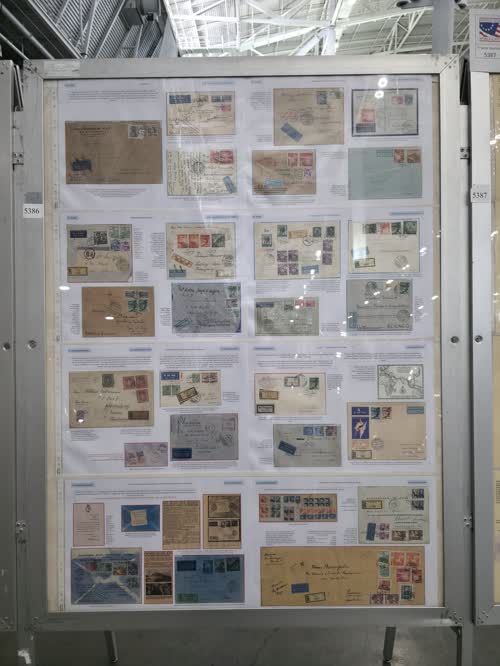 Austrian Airmail as a Bridge to the Continents between the Two World Wars — frame 5386, exhibited by Peter Huethmair