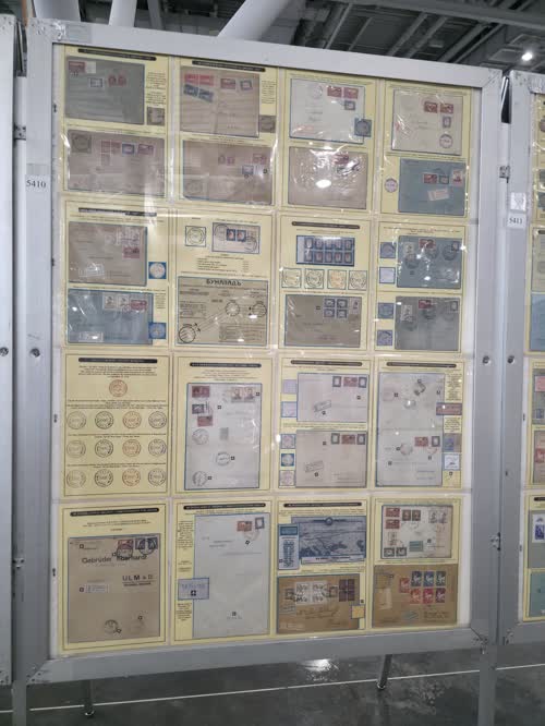 Development of Bulgarian Airmail 1875-1989 — frame 5410, exhibited by Sashko Dinev Dimitrov