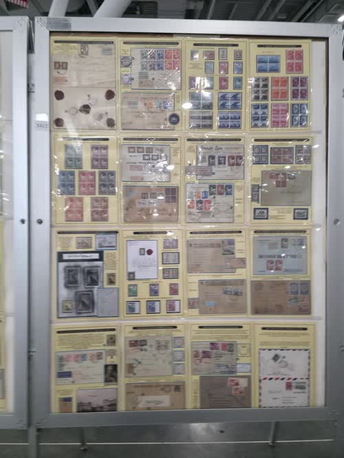 Development of Bulgarian Airmail 1875-1989 — frame 5412, exhibited by Sashko Dinev Dimitrov