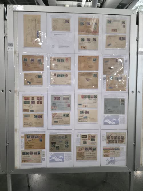 Czechoslovak Airmail 1920-1938 — frame 5418, exhibited by Pavel Bouda