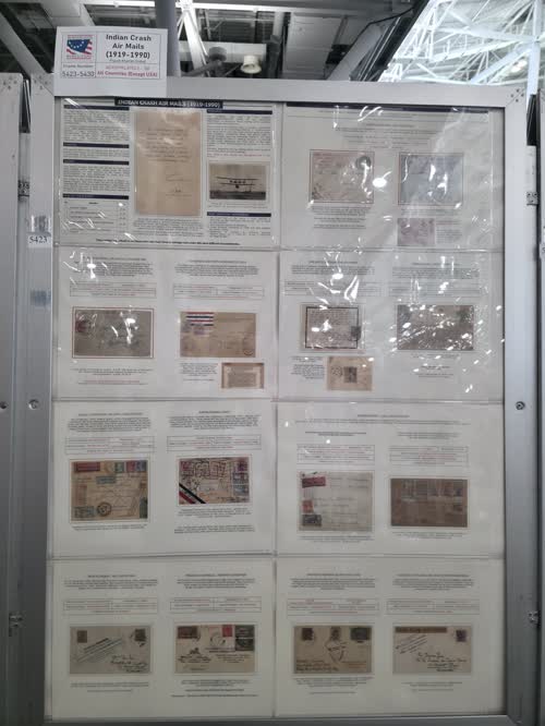 Indian Crash Air Mails (1919-1990) — frame 5423, exhibited by Piyush Khaitan