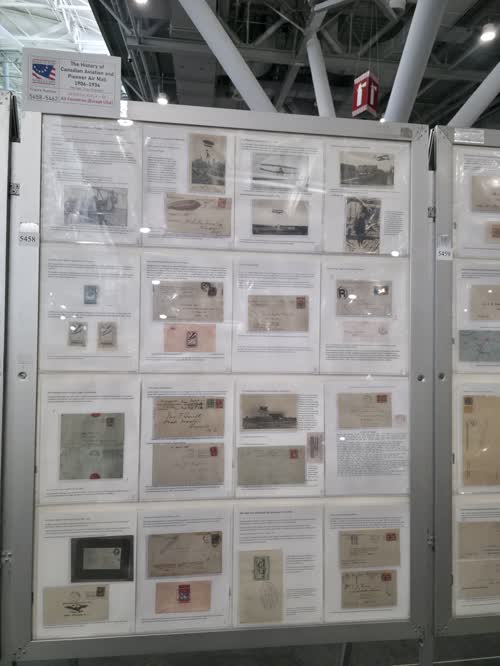 The History of Canadian Aviaton and Pioneer Air Mail 1906-1934 — frame 5458, exhibited by Michael Croy