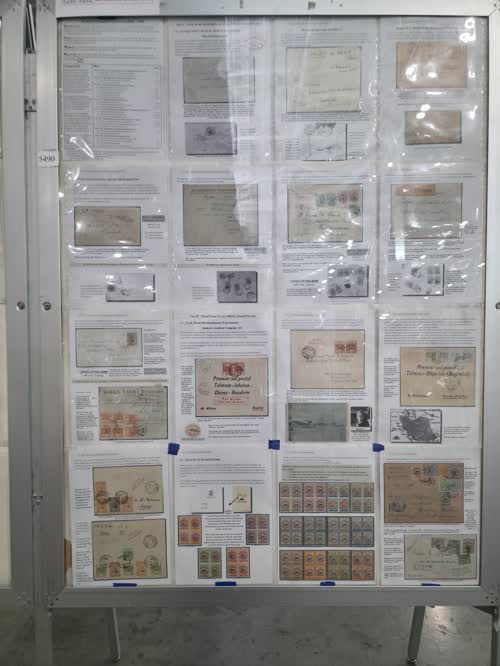The Story of Airmail Services in Iran (1918-1944) — frame 5490, exhibited by Massoud N. Farahbakhsh
