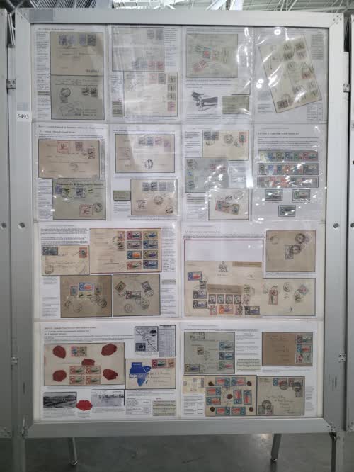 The Story of Airmail Services in Iran (1918-1944) — frame 5493, exhibited by Massoud N. Farahbakhsh
