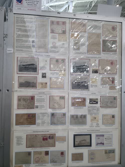 The Birth of Airmail - The First Aerial Post at Allahabad - 18 February 1911 — frame 5495, exhibited by Piyush Khaitan