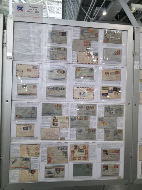 Uruguayan Air Mail (1929-1947) — frame 5504, exhibited by Enrique Lewowicz Weitzman