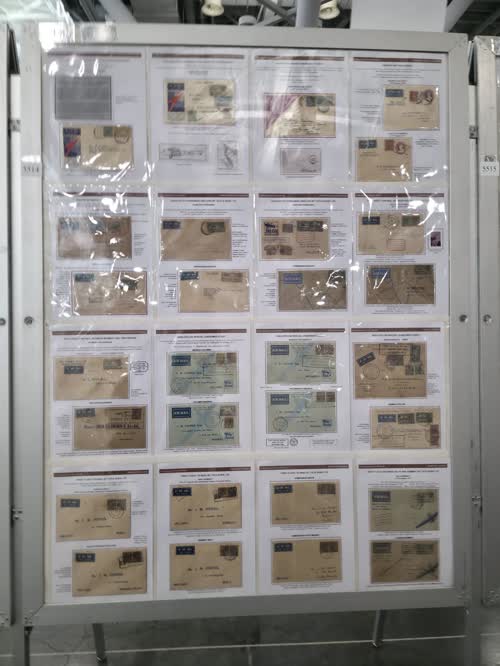 Development and Operations of Indian Airmails (1911-1950) — frame 5514, exhibited by Mohanachandran Nair P.