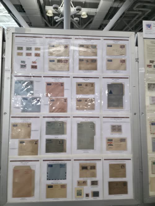 Development and Operations of Indian Airmails (1911-1950) — frame 5516, exhibited by Mohanachandran Nair P.