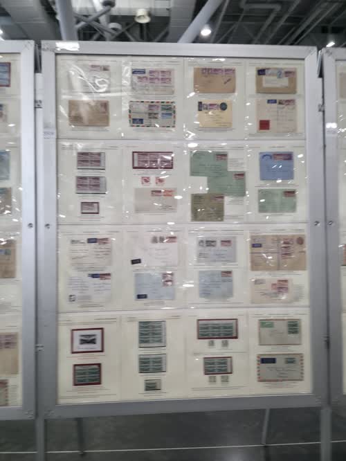 The Vox Hiberniae Airmail Stamps of Ireland — frame 5519, exhibited by Brian Harmon