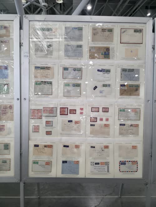 The Vox Hiberniae Airmail Stamps of Ireland — frame 5520, exhibited by Brian Harmon