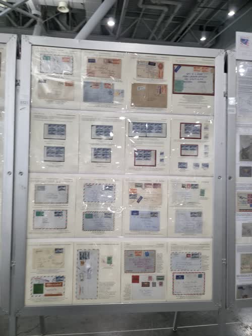 The Vox Hiberniae Airmail Stamps of Ireland — frame 5521, exhibited by Brian Harmon