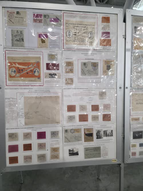 The Rocket Mails of India 1934-44 — frame 5524, exhibited by Markand Dave, FRPSL