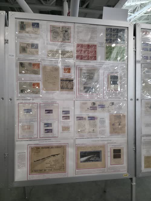 The Rocket Mails of India 1934-44 — frame 5528, exhibited by Markand Dave, FRPSL