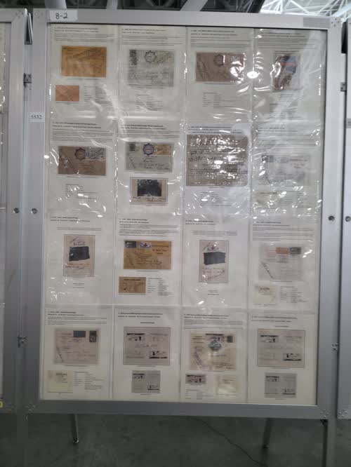 Rocket Mails of India 1934-1937 — frame 5532, exhibited by Chandrajit Ghose