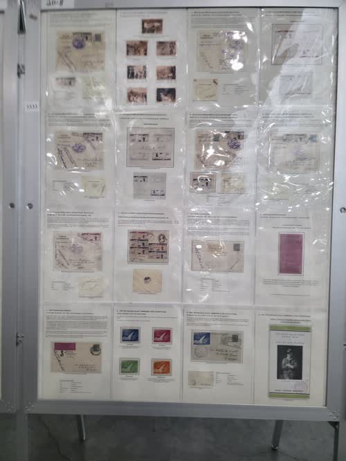Rocket Mails of India 1934-1937 — frame 5533, exhibited by Chandrajit Ghose