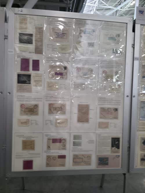 Rocket Mails of India 1934-1937 — frame 5535, exhibited by Chandrajit Ghose