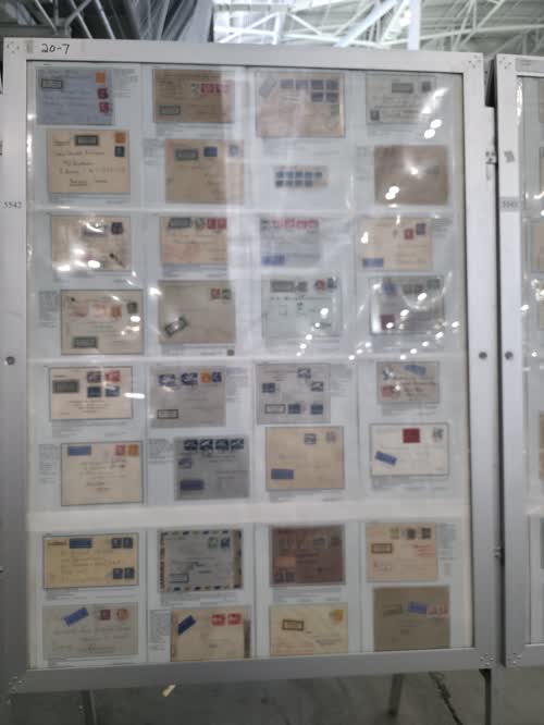 Swedish Airmail Routes to Foreign Destinations 1920-1945 — frame 5542, exhibited by Stig-Arne Svensson