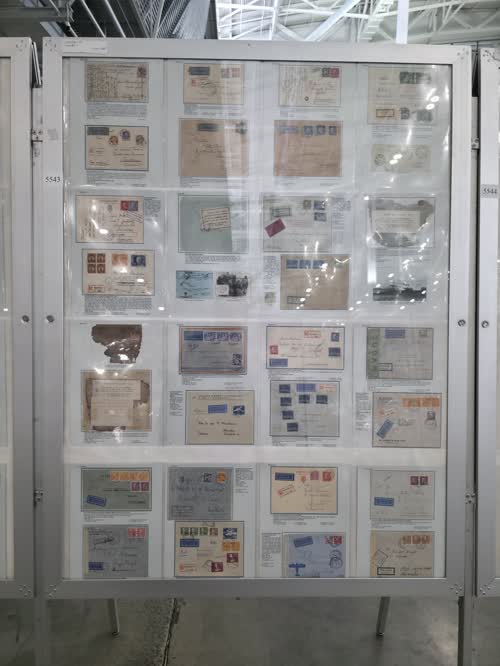 Swedish Airmail Routes to Foreign Destinations 1920-1945 — frame 5543, exhibited by Stig-Arne Svensson