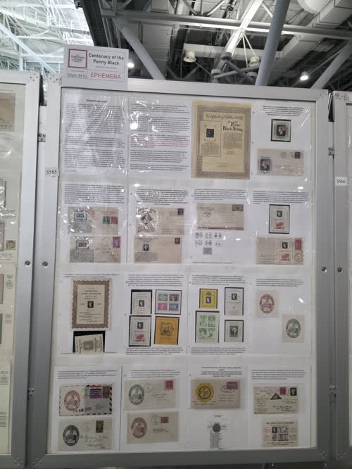 Centenary of the Penny Black — frame 5565, exhibited by Charles Karnolt