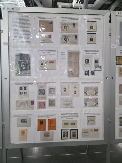 Centenary of the Penny Black — frame 5566, exhibited by Charles Karnolt