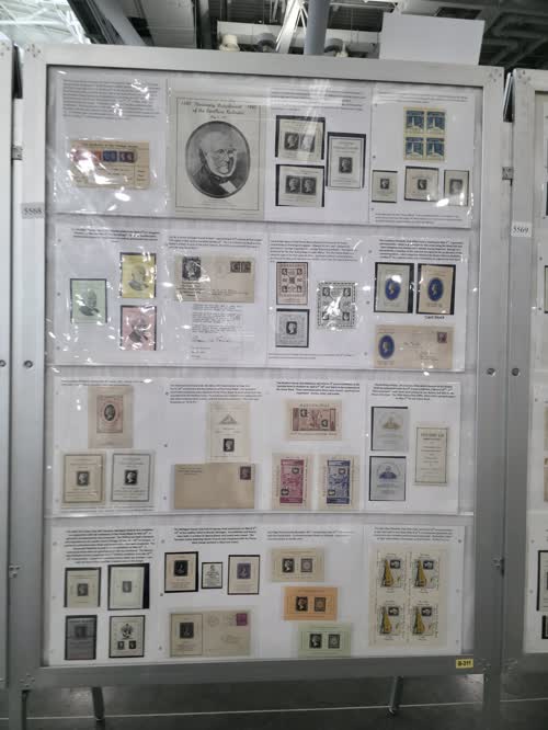 Centenary of the Penny Black — frame 5568, exhibited by Charles Karnolt