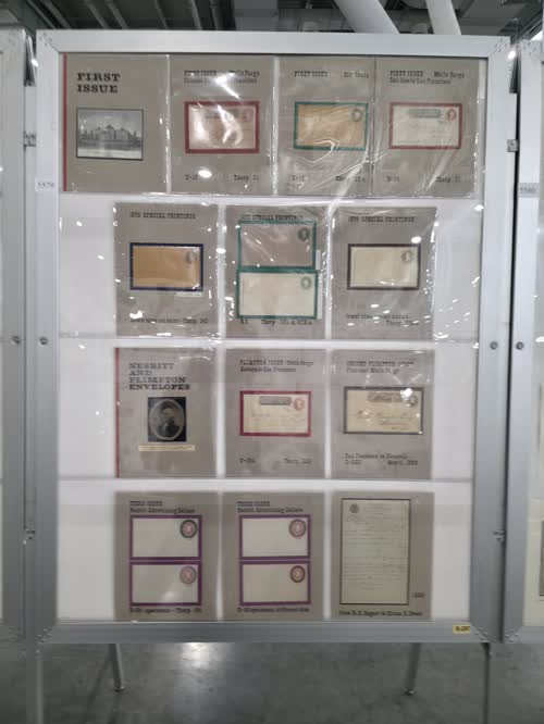 Rarities of US Postal Stationery — frame 5579, exhibited by Spellman Museum of Stamps and Postal History