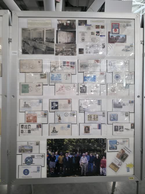 History of the Rhode Island Philatelic Society — frame 5584, exhibited by Shawn Pease