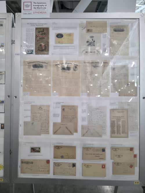 The Epistolary Iconography of the Ward Line — frame 5585, exhibited by Yamil H. Kouri, Jr.