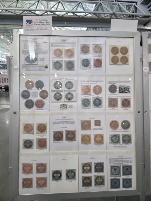 Pre-Prohibition United States Beer Stamps 1866 -1919 — frame 5765, exhibited by Louis Caprario