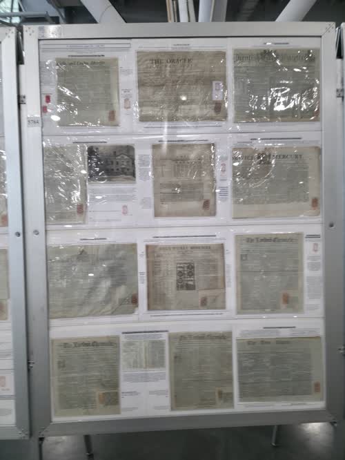 Great Britain: the History of Newspaper Duty and Usage of Its Stamps, 1712-1855 — frame 5784, exhibited by Liang Yaohua
