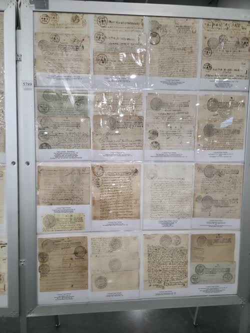 Stamped Paper in the Viceroyalties of Peru and New Granada, in the Audience of Quito and in Greater Colombia 1613-1 — frame 5789, exhibited by Esteban Diaz