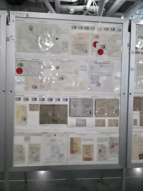 The Consular, Service Fee and License Stamps of Israel — frame 5794, exhibited by Darryl John Fuller