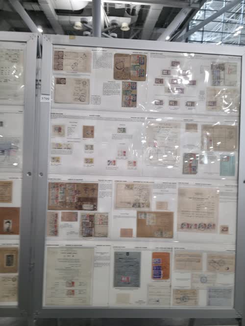 The Consular, Service Fee and License Stamps of Israel — frame 5799, exhibited by Darryl John Fuller