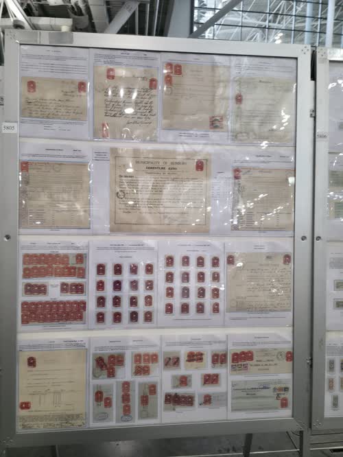 The Fiscal Stamps of Western Australia 1879-1974 — frame 5805, exhibited by Ian Culshaw