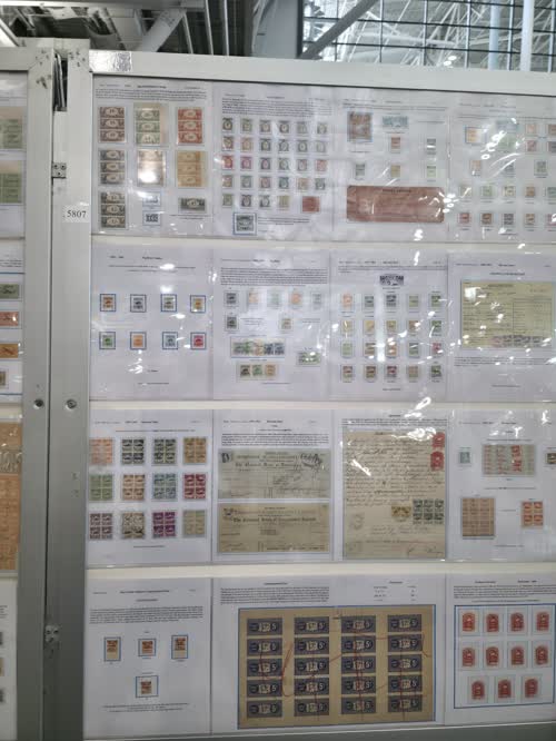 The Fiscal Stamps of Western Australia 1879-1974 — frame 5807, exhibited by Ian Culshaw