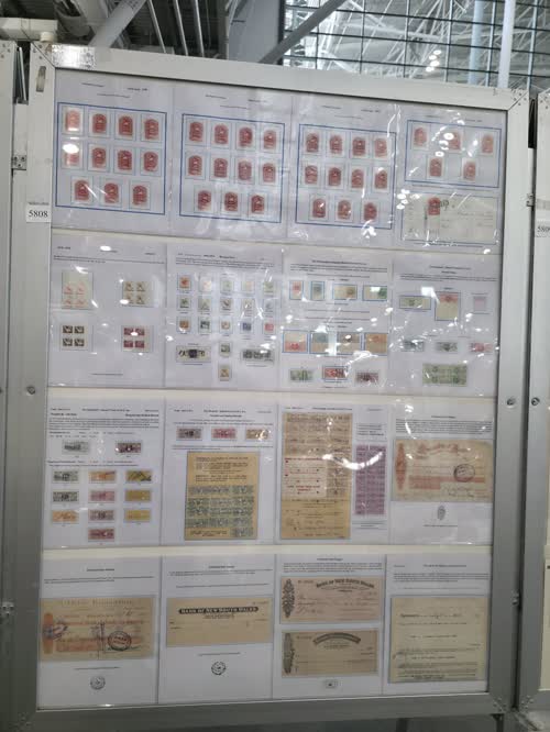 The Fiscal Stamps of Western Australia 1879-1974 — frame 5808, exhibited by Ian Culshaw