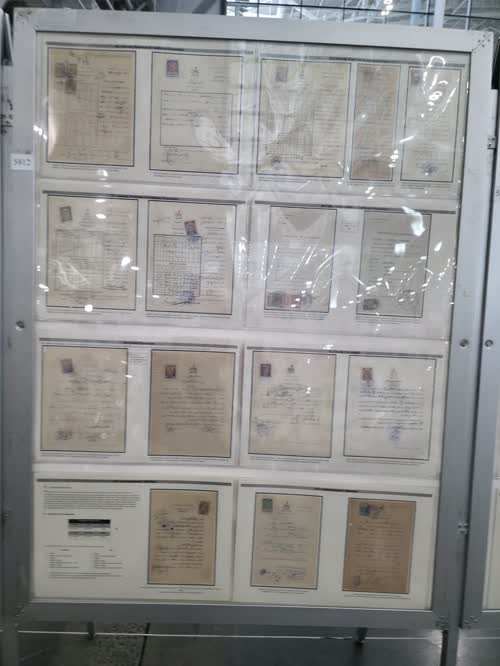 Records Bureau Revenue Stamps and Documents of Iran, 1918-1979 — frame 5812, exhibited by Sasan Baharaeen