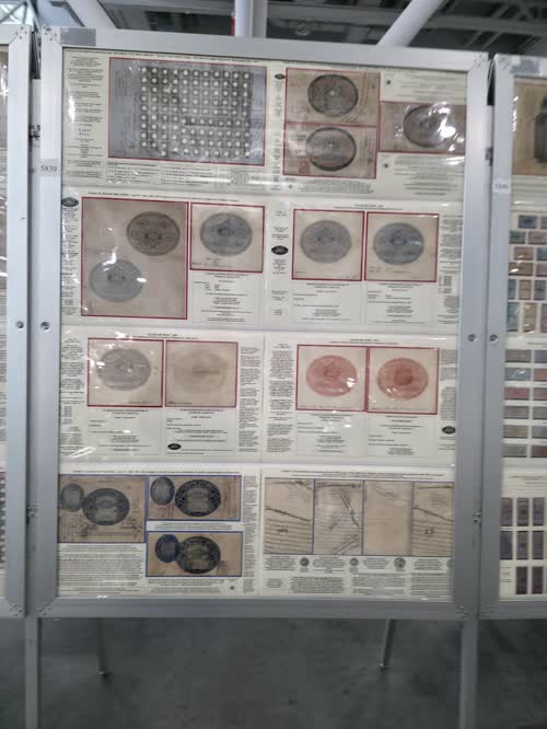 Study of Indian Fiscal Stamps 1712 To 1890 (Used in East Bengal) — frame 5839, exhibited by Sheikh Shafiqul Islam