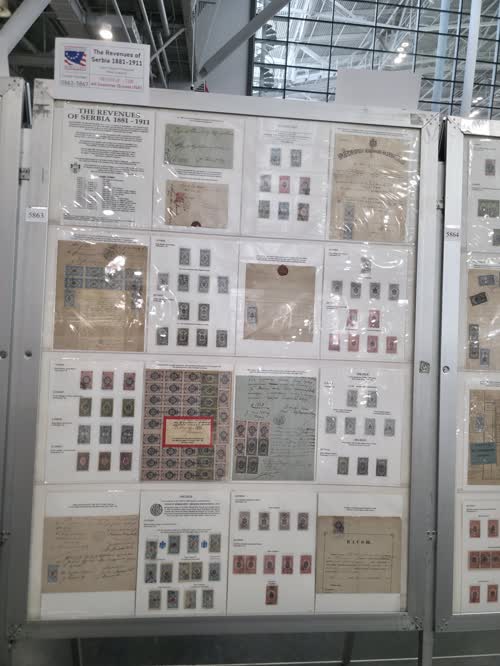 The Revenues of Serbia 1881-1911 — frame 5863, exhibited by Kevin Edward Thompson