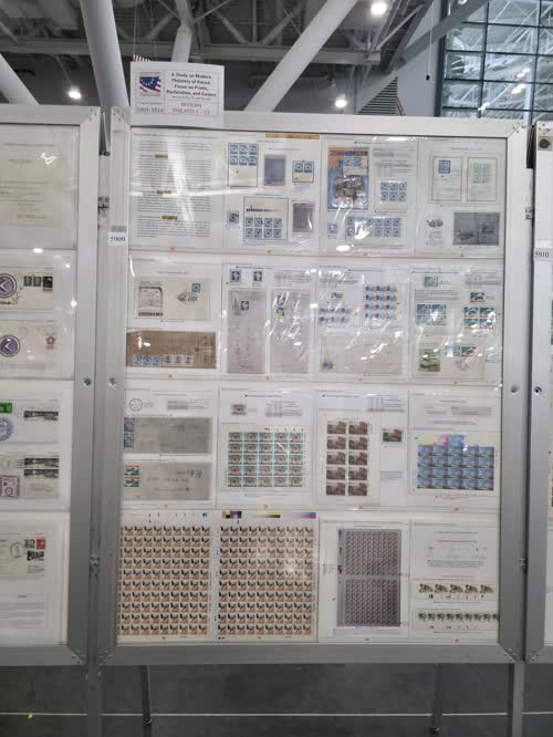 A Study on Modern Philately of Korea: Focus on Prints, Perforation, and Covers — frame 5909, exhibited by Kim, Jeongsig