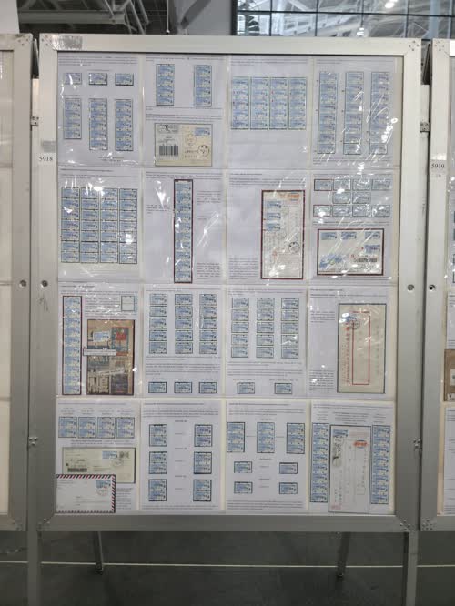 Launch of the Cross-Strait Direct Mail Service Commemorative Postage Label — frame 5918, exhibited by Dian-Ting Chen