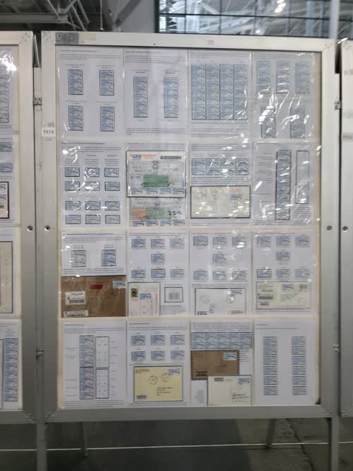 Launch of the Cross-Strait Direct Mail Service Commemorative Postage Label — frame 5919, exhibited by Dian-Ting Chen