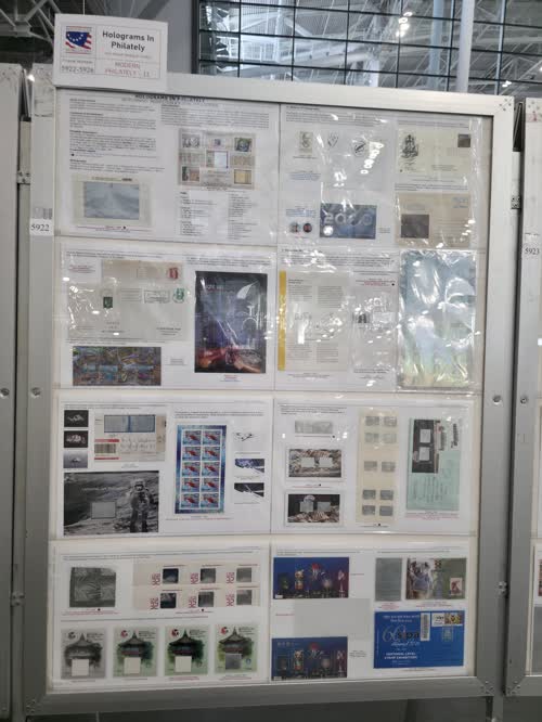 Holograms In Philately — frame 5922, exhibited by Anil Kumar Reddy G.