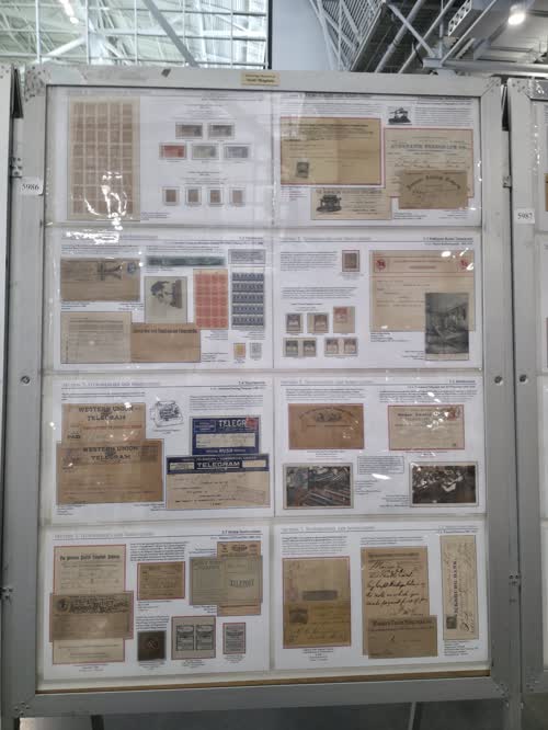 U.S. Telegraphy: Origins, Consolidations and Technologies — frame 5986, exhibited by Philip Leber