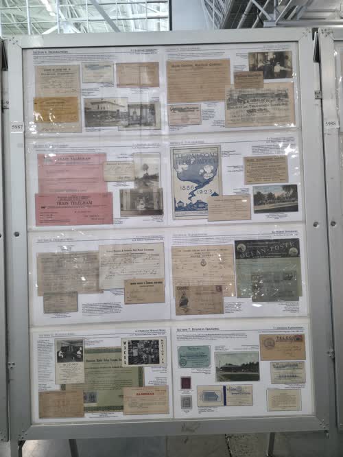 U.S. Telegraphy: Origins, Consolidations and Technologies — frame 5987, exhibited by Philip Leber