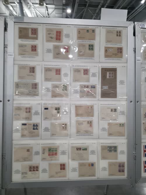 Australian "Official Post Office" First Day Covers to 1970 — frame 6060, exhibited by Frank Pauer