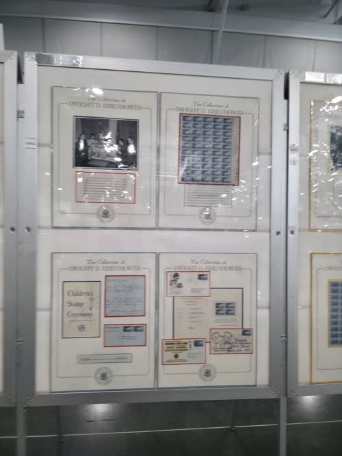 Selections from The Collection of Dwight David Eisenhower — frame 6064, exhibited by Spellman Museum of Stamps and Postal History