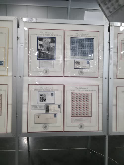 Selections from The Collection of Dwight David Eisenhower — frame 6066, exhibited by Spellman Museum of Stamps and Postal History