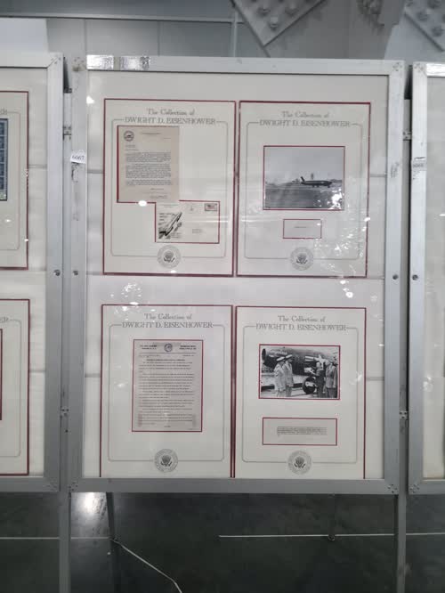 Selections from The Collection of Dwight David Eisenhower — frame 6067, exhibited by Spellman Museum of Stamps and Postal History