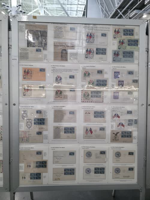 The First Day Covers of the Chinese Resistance Stamp Issued by U.S. in 1942 — frame 6091, exhibited by Huang Ying